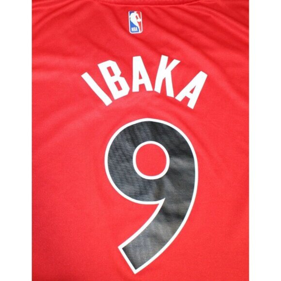 NBA Basketball Toronto Raptors  Serge Ibaka #9 Jersey Big 5XL Fanatics Red - Picture 6 of 6